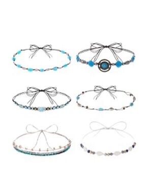 Cowboy hat band pack of 6